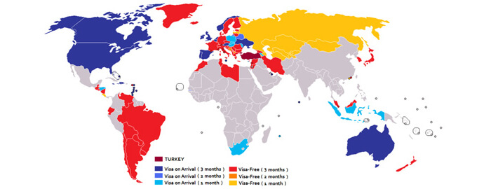 passport and visa information turkey